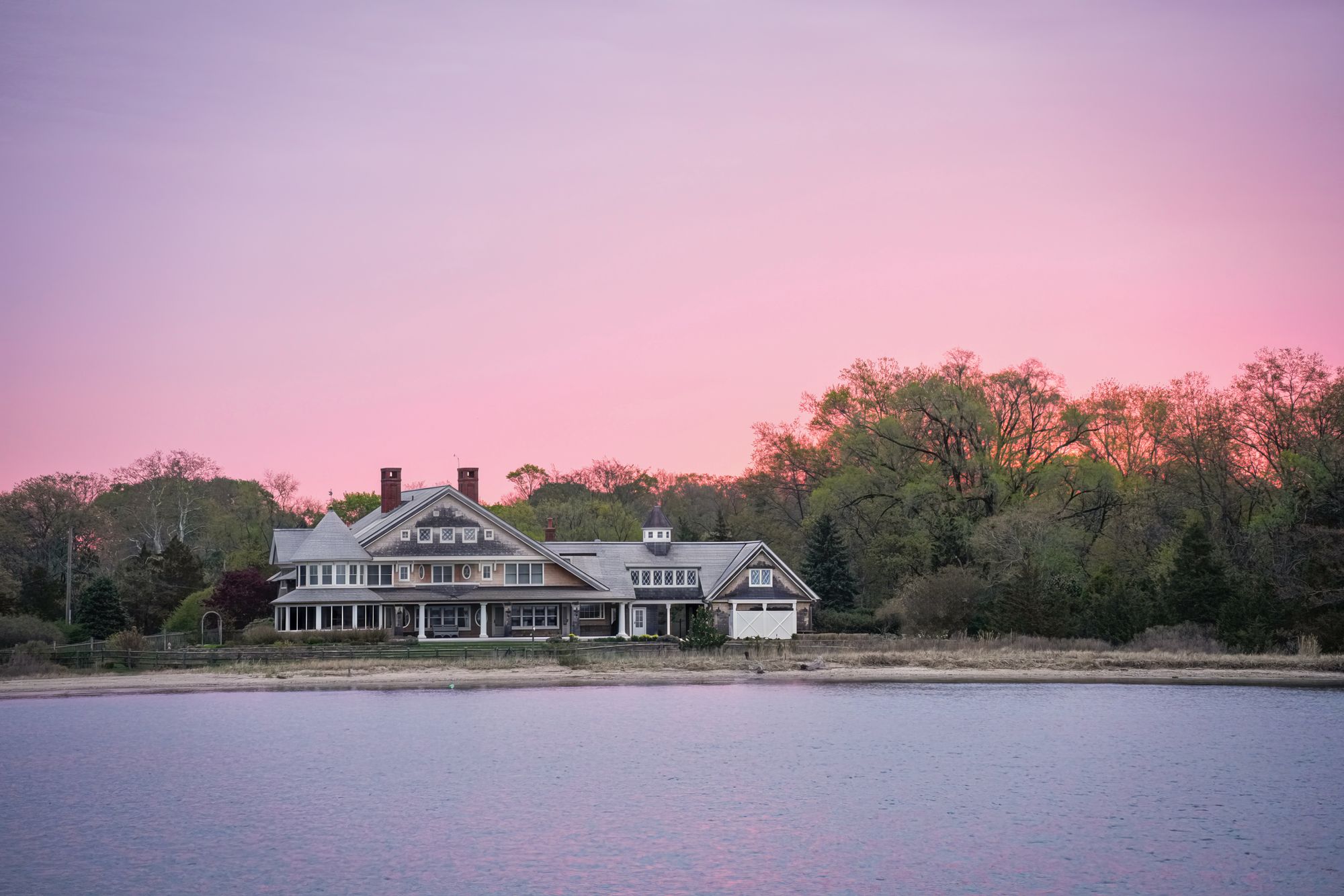 Home at dusk